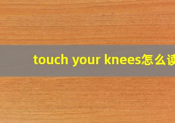 touch your knees怎么读